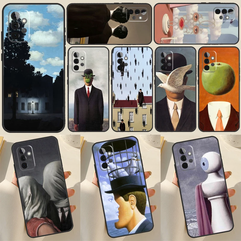 Чехол Rene Magritte для Samsung Galaxy A54 A34 A14 A53 A13 A33 A73 A50 A12 A22 A32 A52 A72 A51 A71