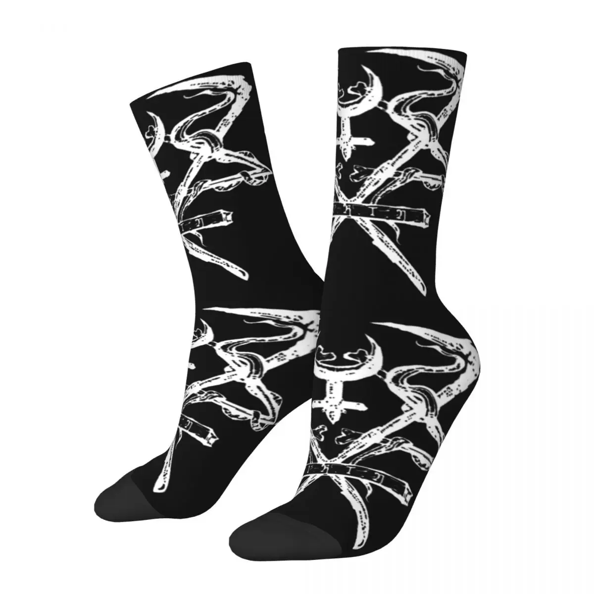 

Men Lorna Shore Logo Socks Warm Fashion Death Metal Socks Harajuku Merch Middle TubeStockings Small Gifts