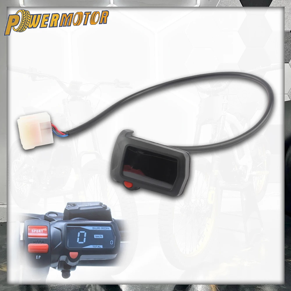 

Motorcycle Hour Meter For Sur Ron Sur-Ron Surron Light Bee partsElectric Cross-country Bike Speedometer Replacement Parts