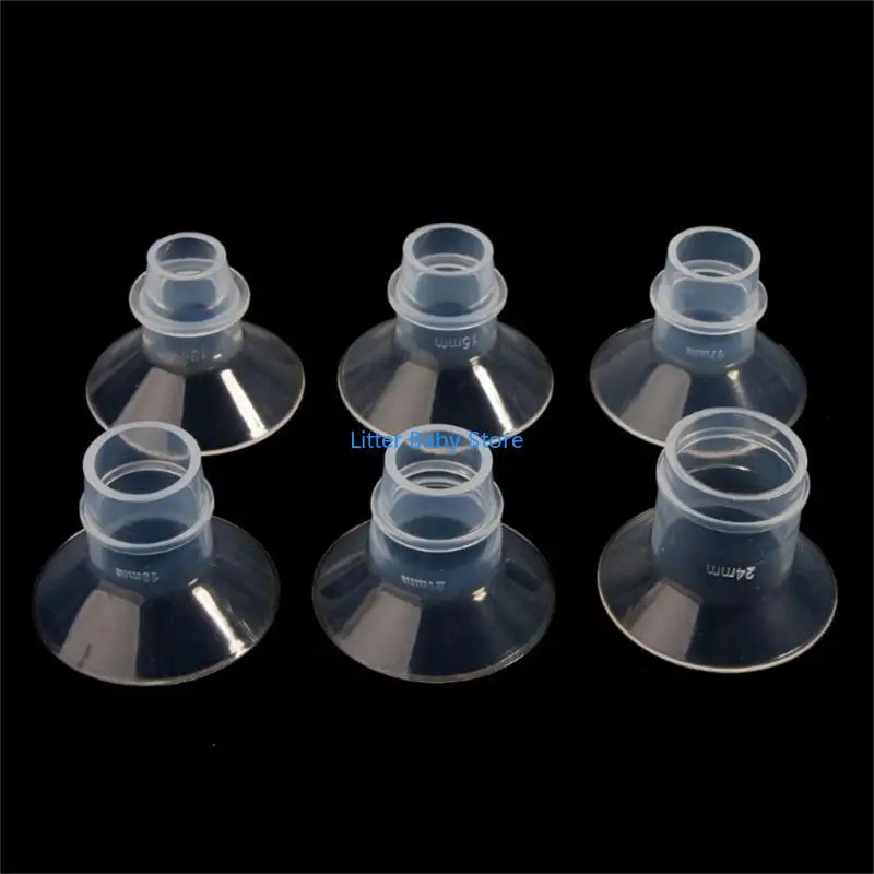 

N80C Silicone Flange Inserts for Breast Pumps Electric Breast Pumps Shield Nipple Tunnel Narrow Connector Feeding Essential