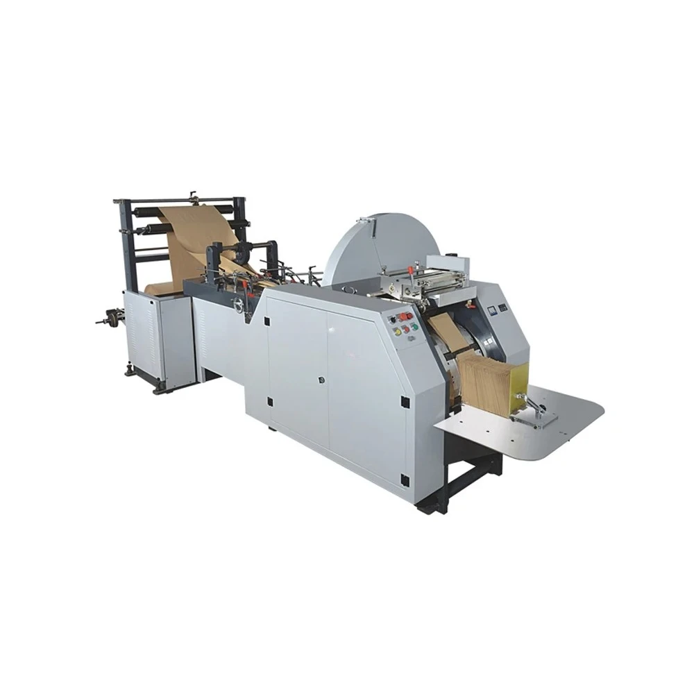 YG Customized Factory Price Fully Automatic V Bottom Paper Bag Making Machine Grocery Paper Bag Making Machine