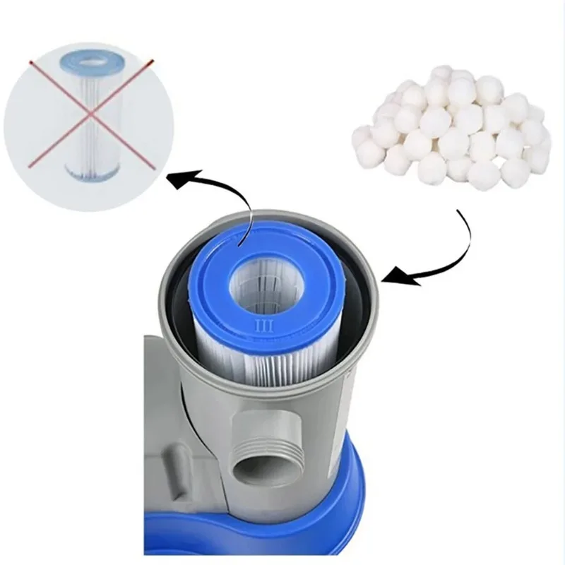 Filter Ball Sand Lightweight Durable Eco-friendly for Swimming Pool Cleaning Equipment Filter Ball Durable FK88