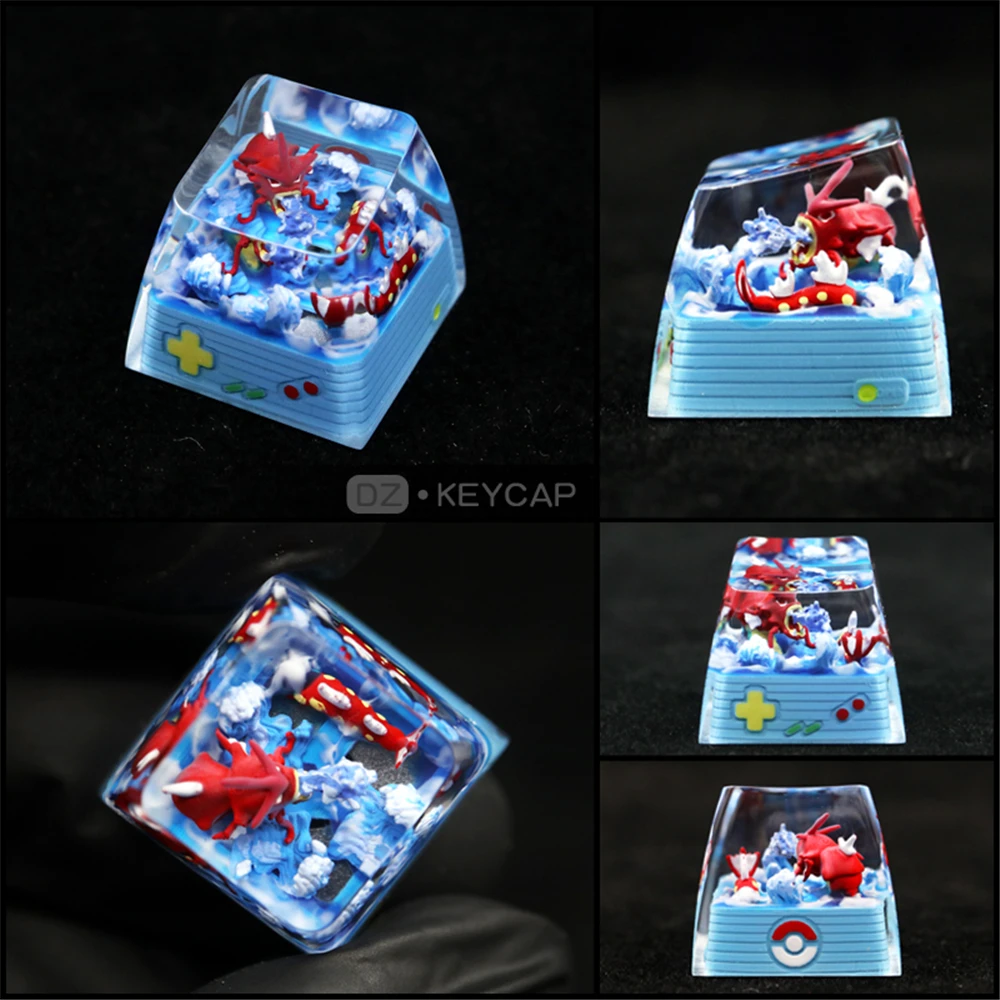 Imagem -06 - Key Cap Teclados Mecânicos Keycap Personalidade Criatividade Bonito Anime Periféricos 3d Resina Cereja Eixo mx Keycaps r4 Altura