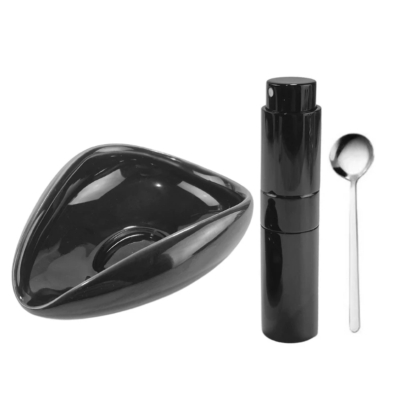 Effective Coffee Bean Tasting Spoon Gourmets Bean Display Holders Tool with Spoons and Sprayer for Cooking Experts