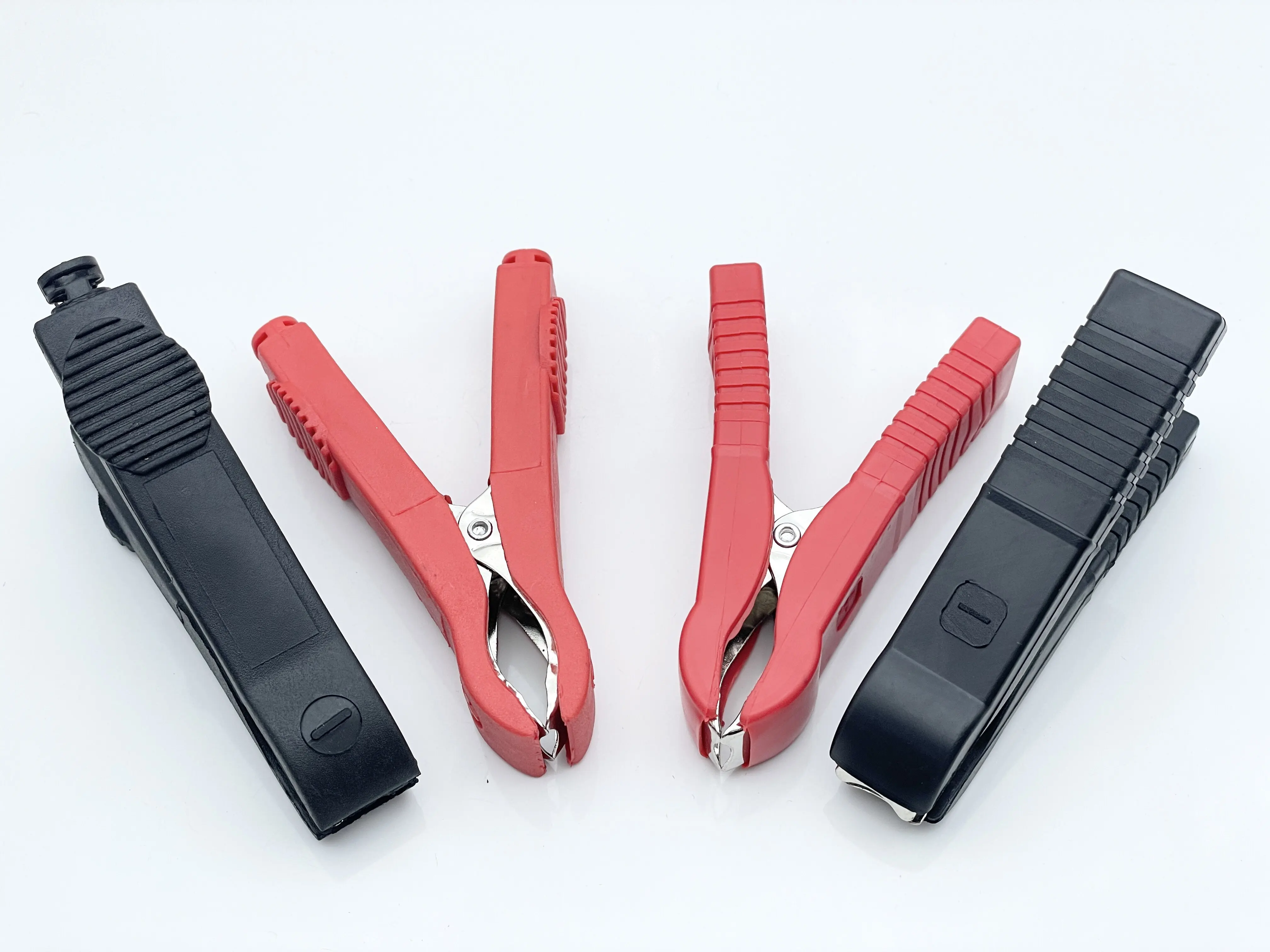 Alligator Clip with Banana Plugs Set No Welding Fully Insulated Safety Electrical Test Crocodile Clips Connector for Multimeter