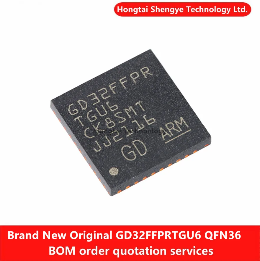 New Original GD32FFPRTGU6 QFN-36 ARM Cortex-M4 32-bit Microcontroller-MCU Chip