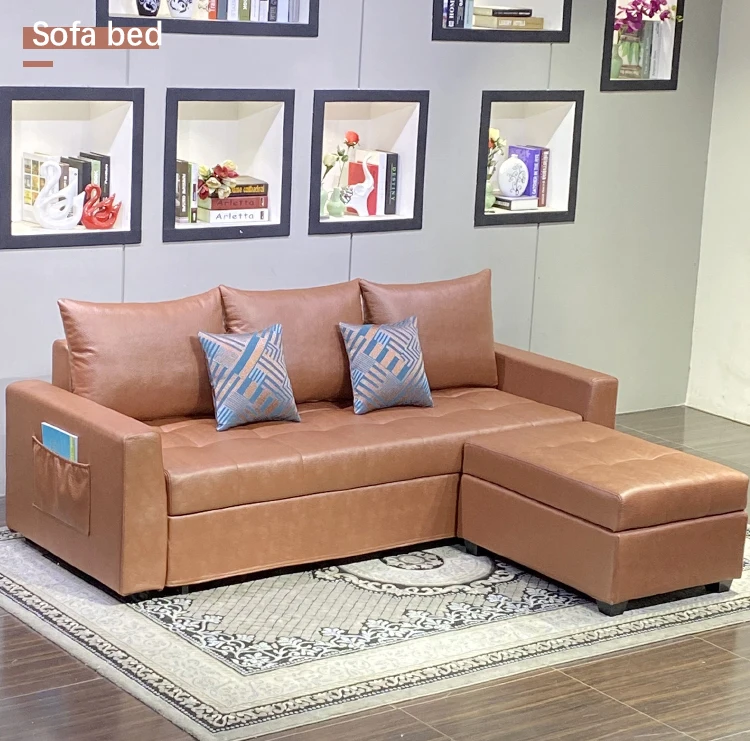 

&Sofa Cum Bed Folding Designs with Storage Fashion Living Room Sofa Set