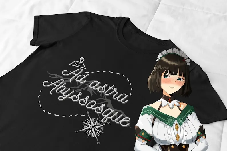 

Ad Astra Abyssosque! Katheryne salute Adventurers Guild Genshin Impact T-Shirt