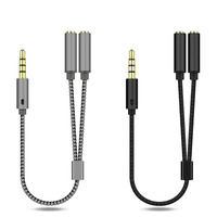 1/5/10PCS 3.5mm Audio Splitter Y Jack 1 Male to 2 Female M/F 3.5mm Stereo Earphone Connector Adapter Earphone Accessories
