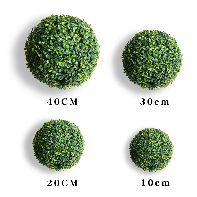 Artificial Grass Ball Milan Grass Ball High-quality Plastic Simulation Plant Landscape Decoration Fake Lawn Thickened