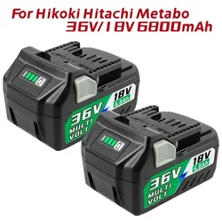 Hikoki-ヘitachi用リチウムイオン電池,18V, 36V, 6.8Ah,色とりどり