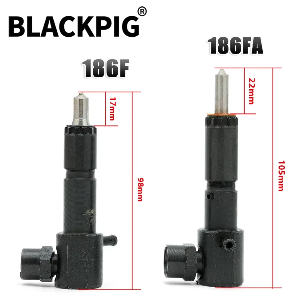 2025 Durable 186F 186FA Diesel Engine Injector For Air-cooled Micro Tiller Fuel Injection Nozzle Assembly Generator Parts