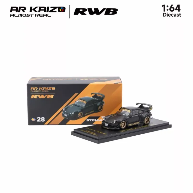 AR KAIZO 1:64 Modelo de Aleación a Escala, Réplica de la RWB 930 Stella Artois, Figura Coleccionable para Niños