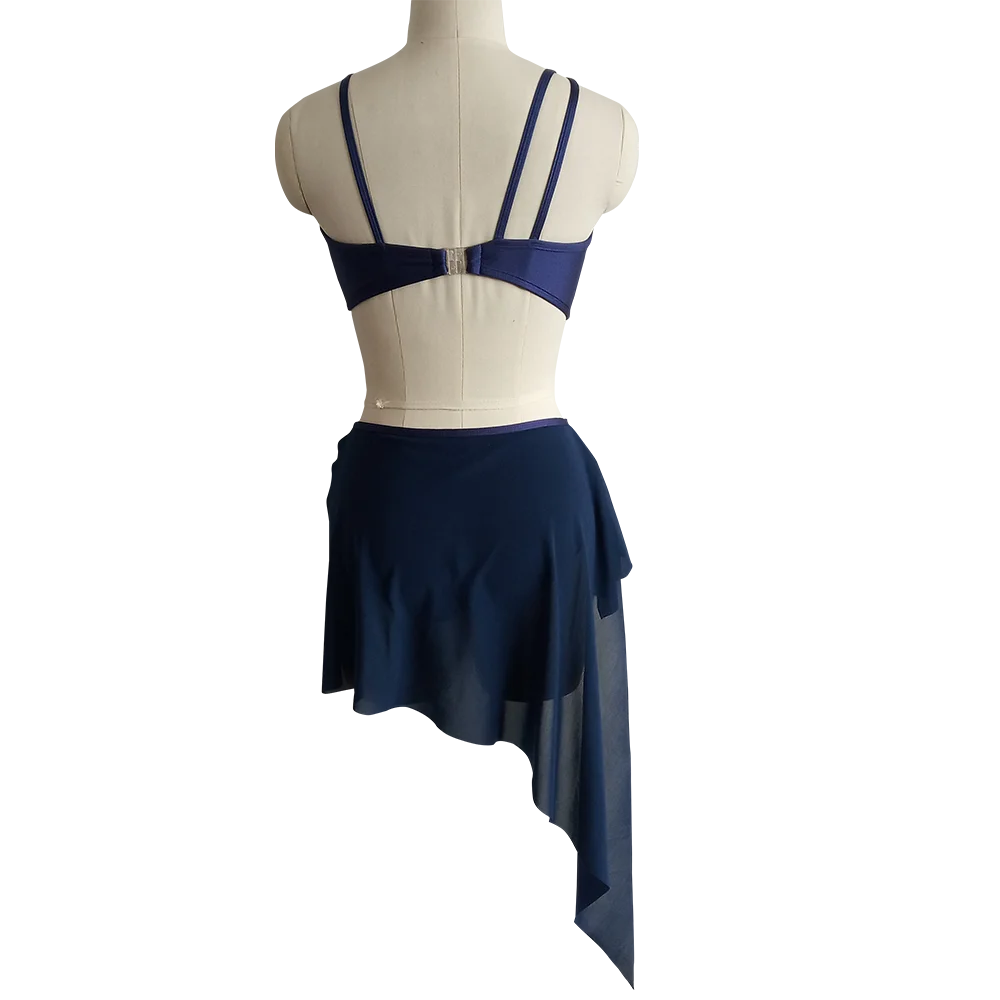 

Kids Girls Retail and wholesale nylon mesh modern dance ballet body suit training suit dance school group performance