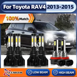 Bombillas LED para faros delanteros de coche, lámpara antiniebla con Chip CSP Turbo, 360W, 60000LM, HB3 9005, 12V, 6000K, H11, para Toyota RAV4 2013, 2014, 2015