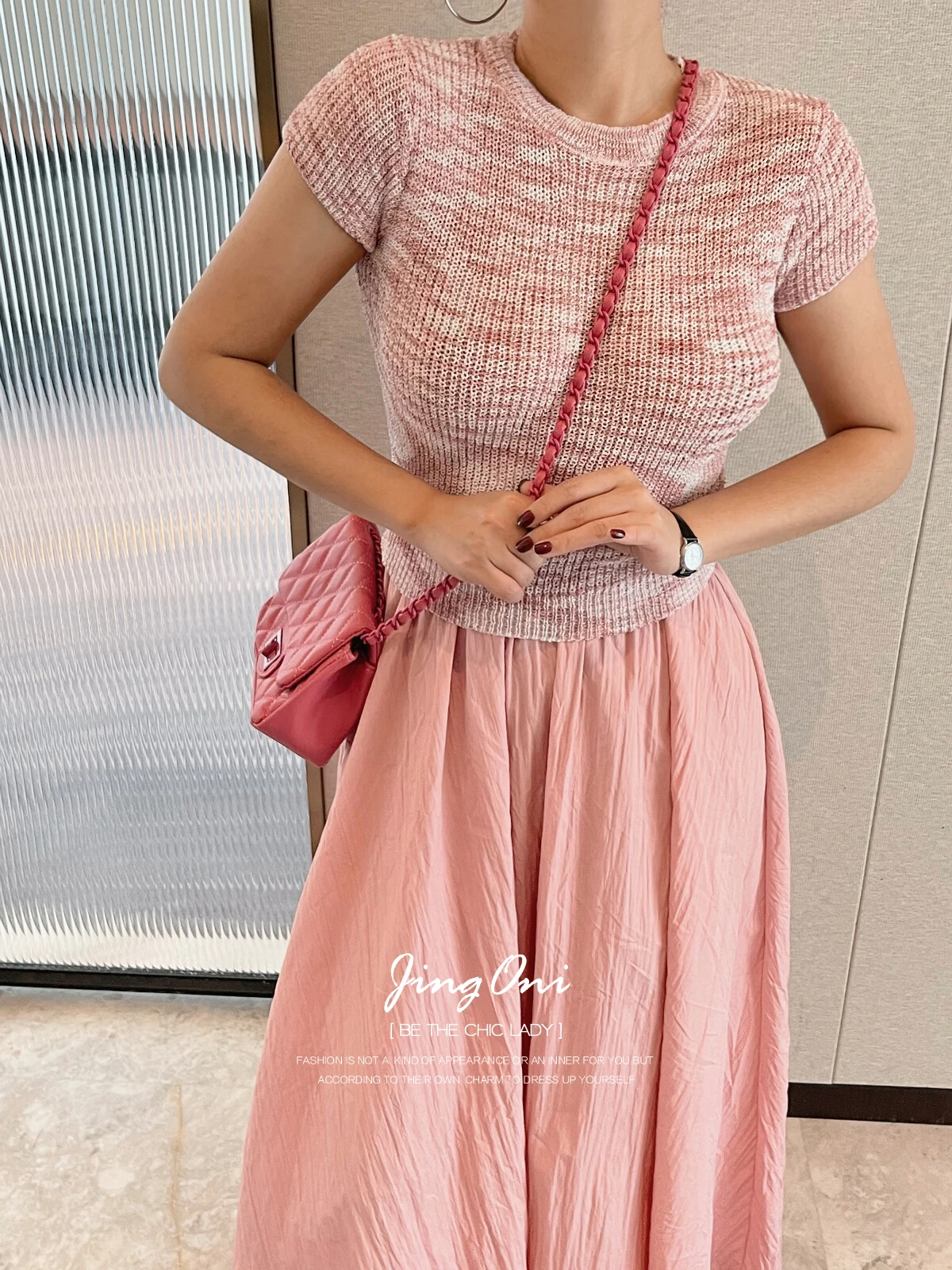 

Tie Dye T-shirt Knitted Top Y2k Short sleeve Woman Clothing Summer Korean Style Fashion Vintage Tee Crop Youthful Blouses Mesh