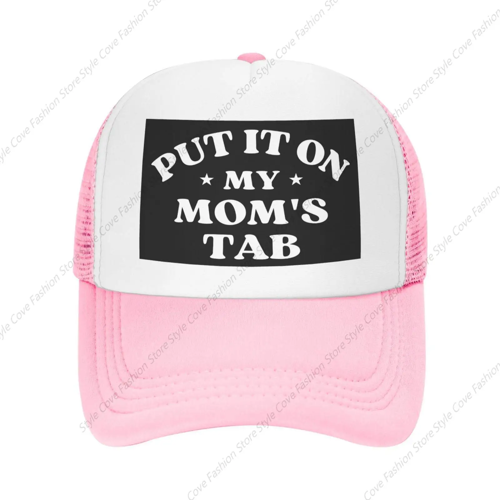 

Put It On My Mom'S Tab Mesh Hat Summer Adjustable Sunshade Hat Hip Hop Streetwear Hat Leisure Daily Hat For Outdoor Fishing