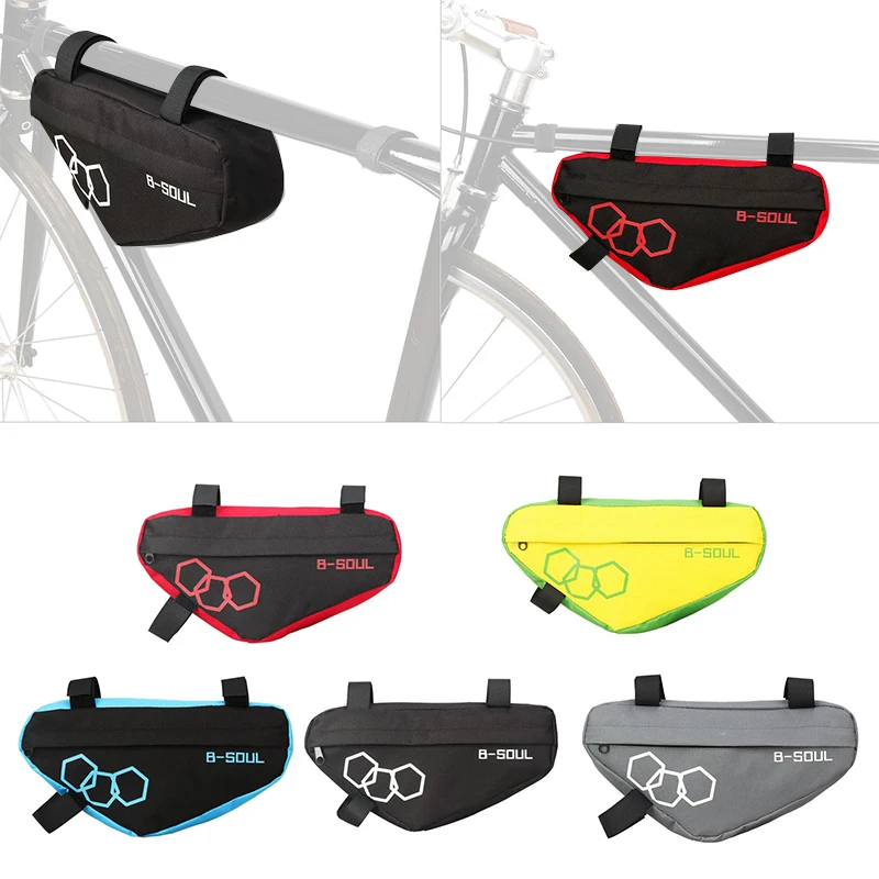 

Bike Triangle Frame Bag - Front Top Tube Compact Cycling Tool Storage Pouch with Easy Access for Road & Mountain Bikes