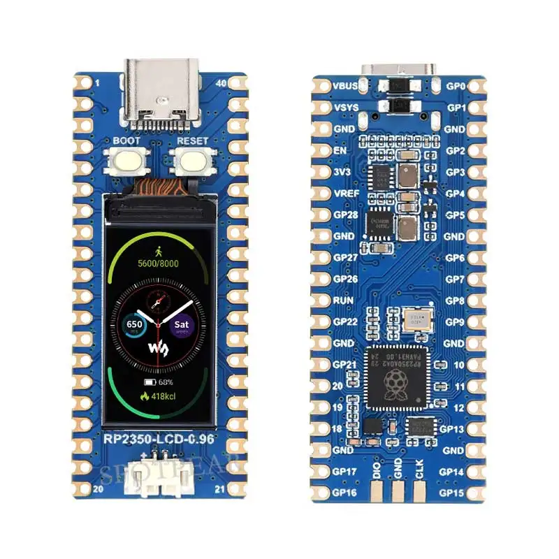 

Raspberry Pi Pico 2 RP2350 With 0.96 inch LCD 160×80 Display 0.96inch Screen Onboard RP2350A