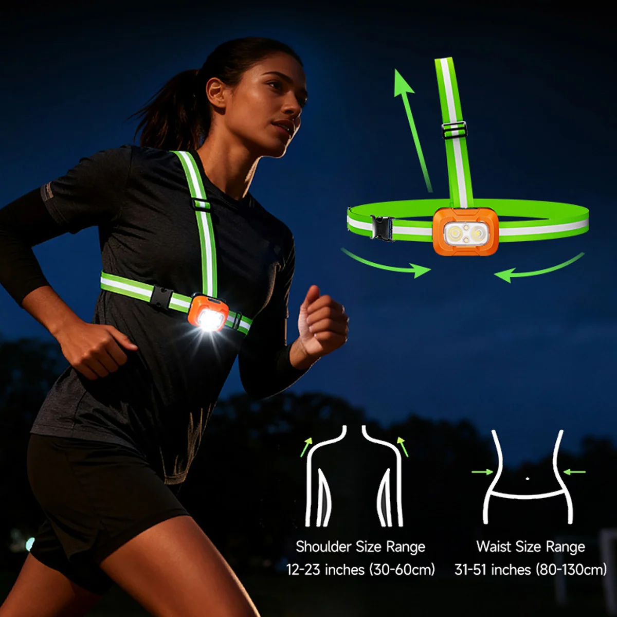 Światło do biegania, ładowane – Running Gear Lights recenzja i cena
