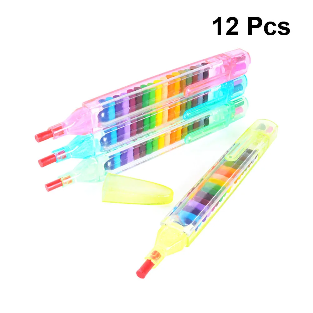 12pcs 20 Colors Refillable Washable Painting Pen Coloring Pens For Adults Drawing Art Craft Journal Sketching Crayon Pens
