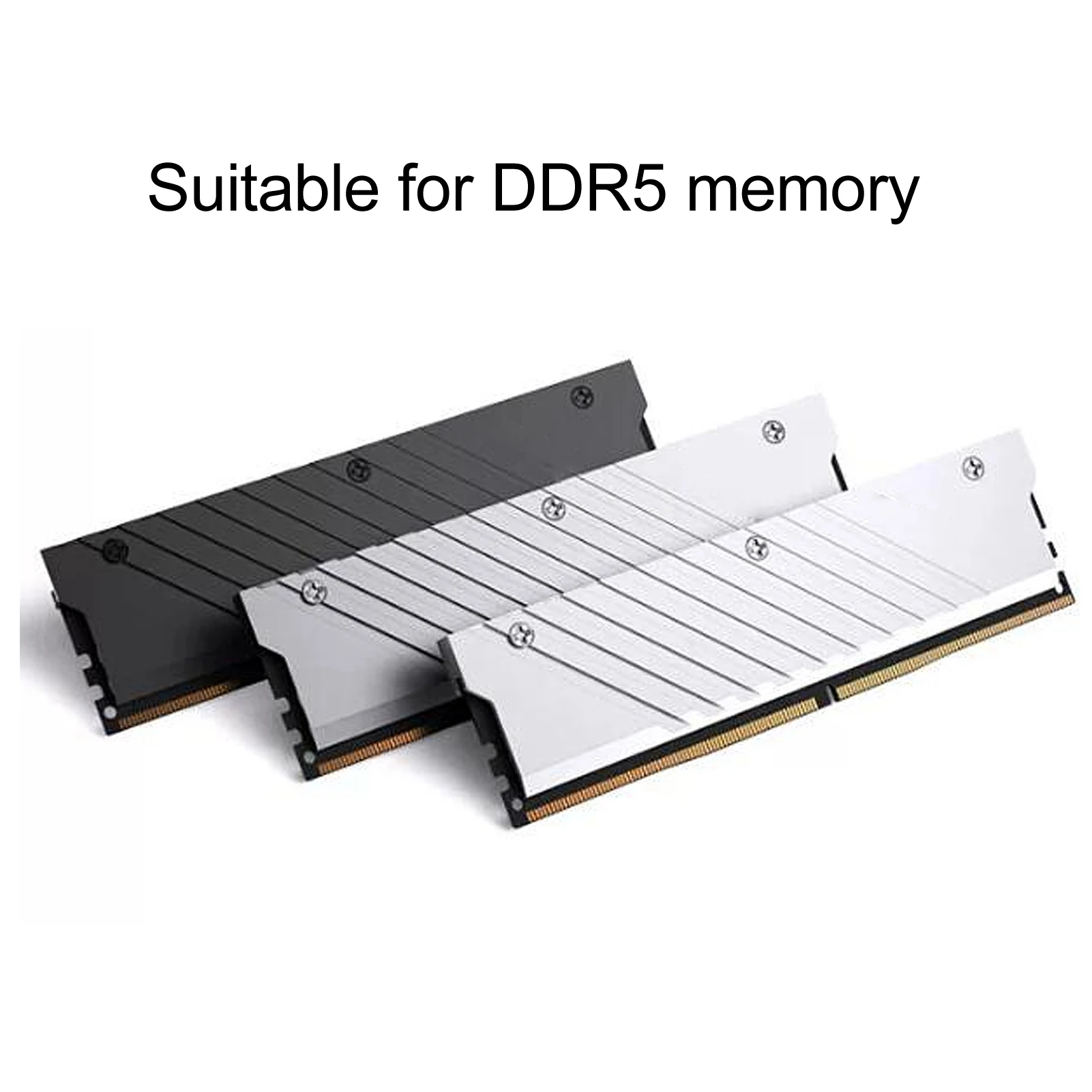 DDR5 المبرد ذاكرة الوصول العشوائي بالوعة الحرارة MEO PMOAB G سبائك الألومنيوم ذاكرة الوصول العشوائي برودة DDR5 المبرد لنظام تبريد المياه الكمبيوتر