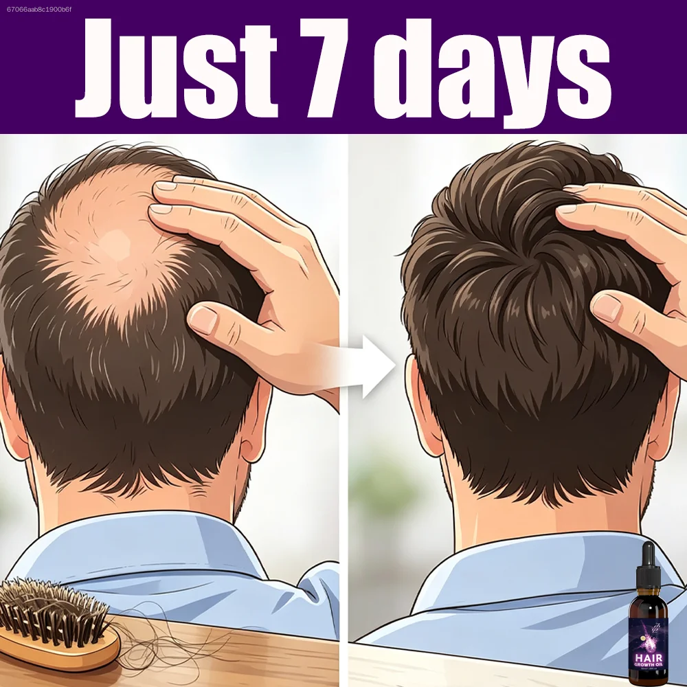 Hair Root Care Essential Oil, Balance Scalp, Improve Dry Strands, Fuller Hair Look.