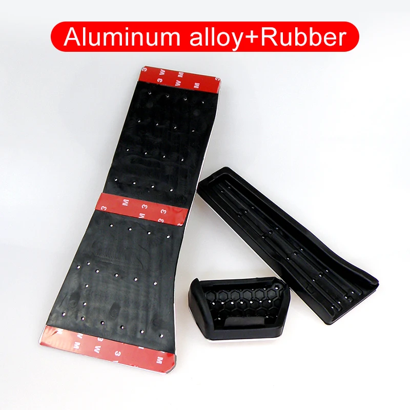 Car Accessories For BMW X5 X6 E70 E71 E72 F15 F16 F85 F86 Aluminum Footrest Pedal Accelerator Brake Pedals Cover Anti-Slip Pads