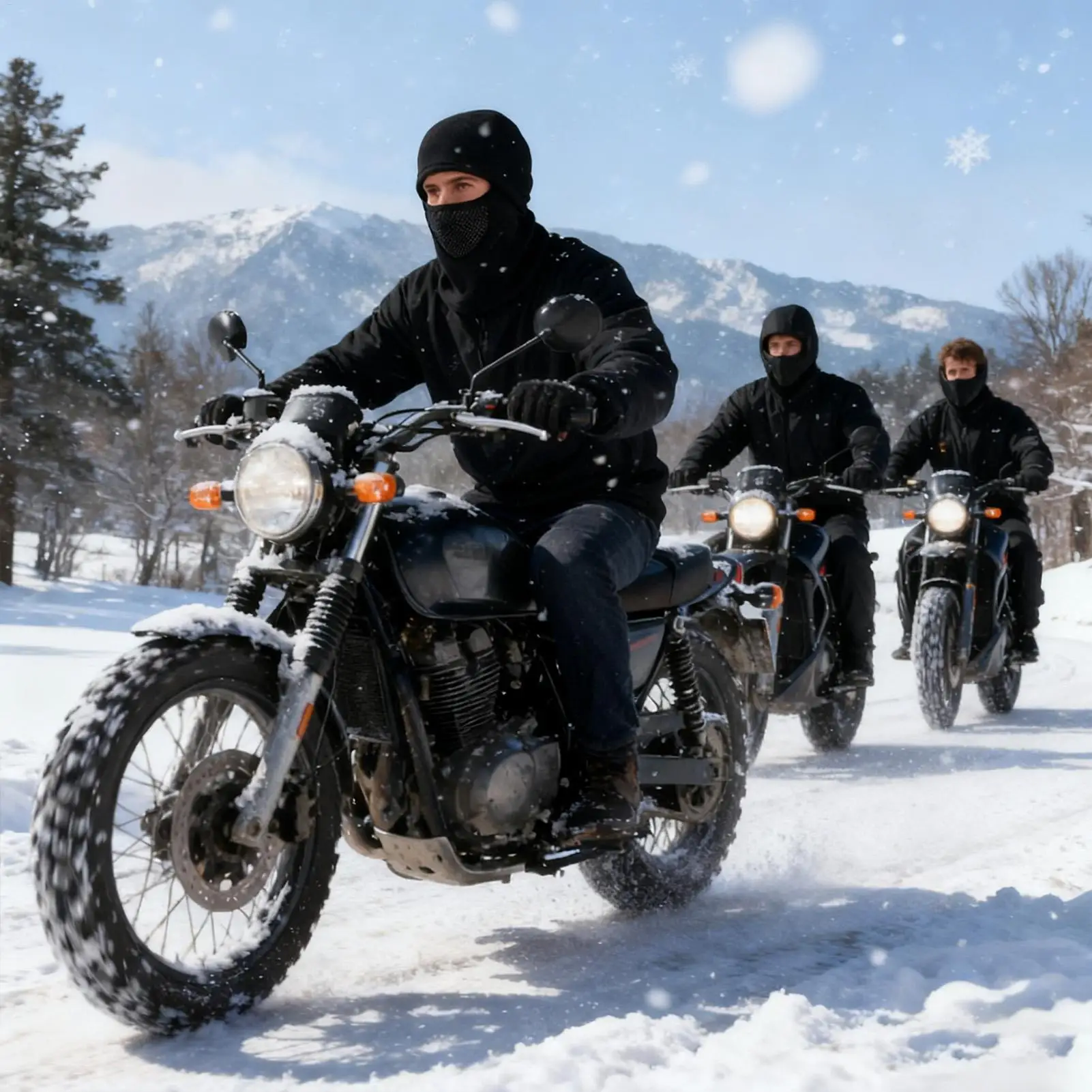 

Motorcycle Face Cover Snowmobile Warming Supplies Warm Ski Face Scarf For Riders Scooter Highway Riding City Commuting