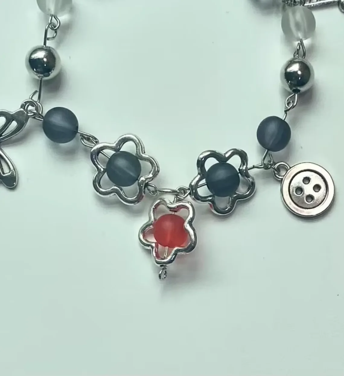 Red Velvet \'Chill Kill\' inspired bracelet, y2k bracelet, kpop bracelet, kpop merch, reveluv kpop, red velvet bracelet, cute, cha