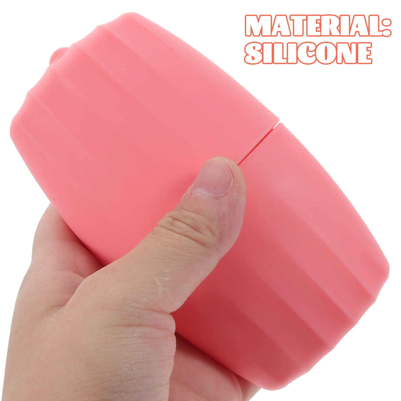 

Skin Care Pink Facial Tool for Eyes Massage Silica Gel Puffiness Relief Face Ice Globes Roller Wheel