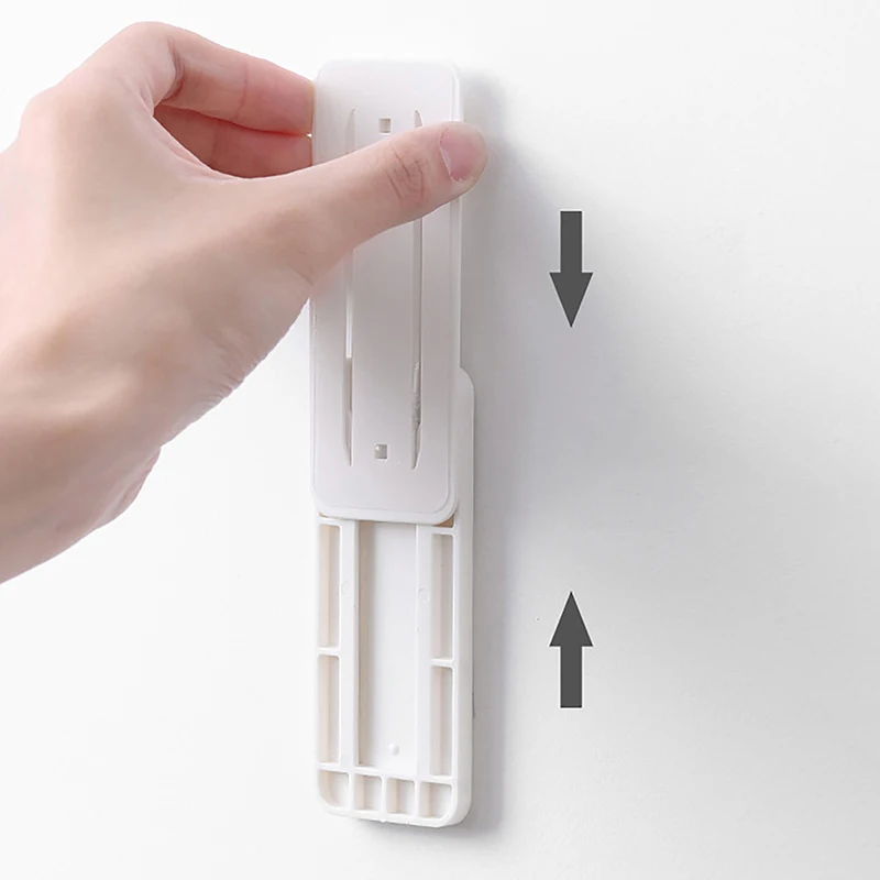 1/5 Pcs Wall Mounted Plug Fixer No Punch Wall Sticker Router Plug Board Power Cable Fixing God Sticker Plug Board Fixing Clips