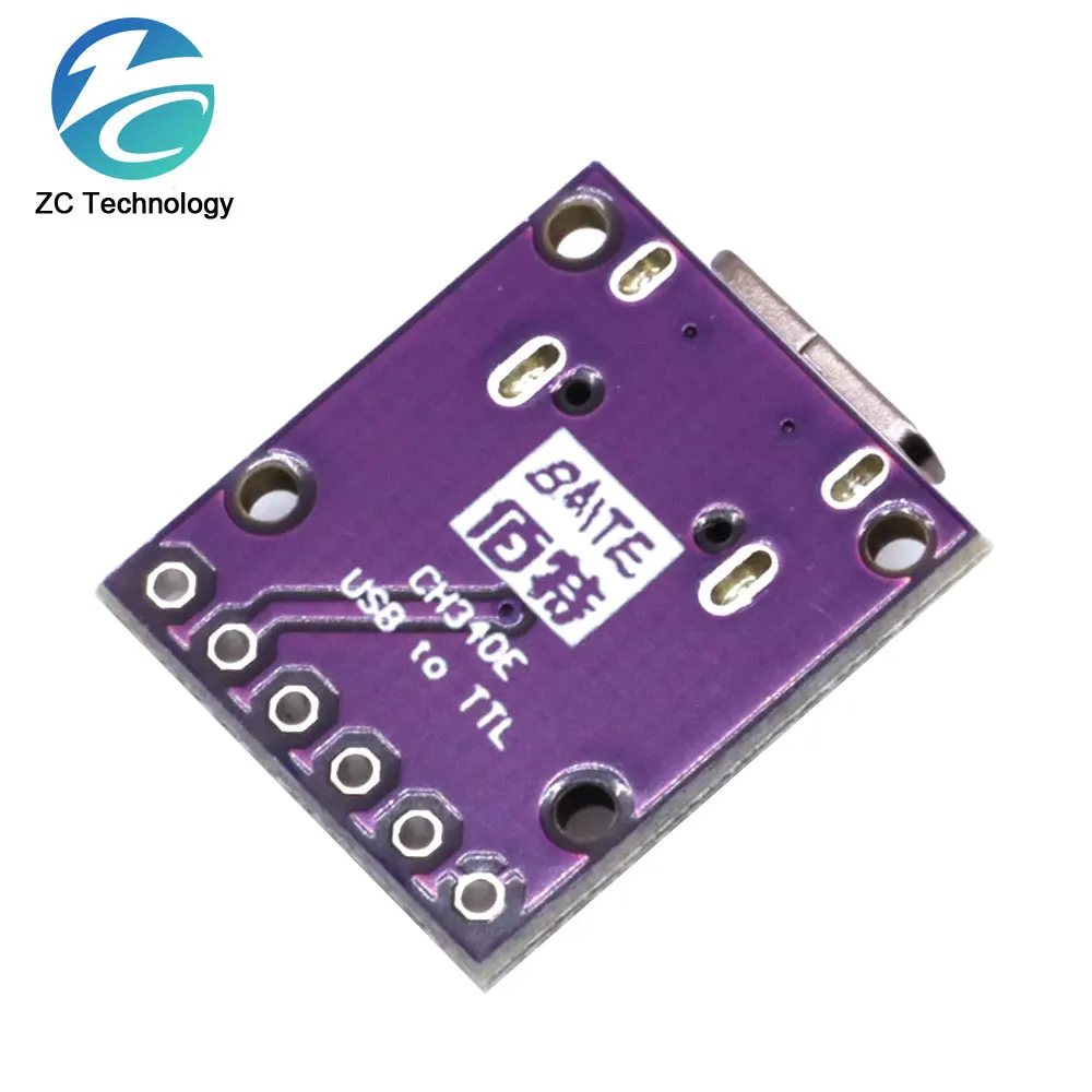 1/5PCS CH340E MSOP10 USB to TTL Serial Converter, 5V/3.3V Alternative CH340G Module TYPE-C Interface For Arduino Pro mini