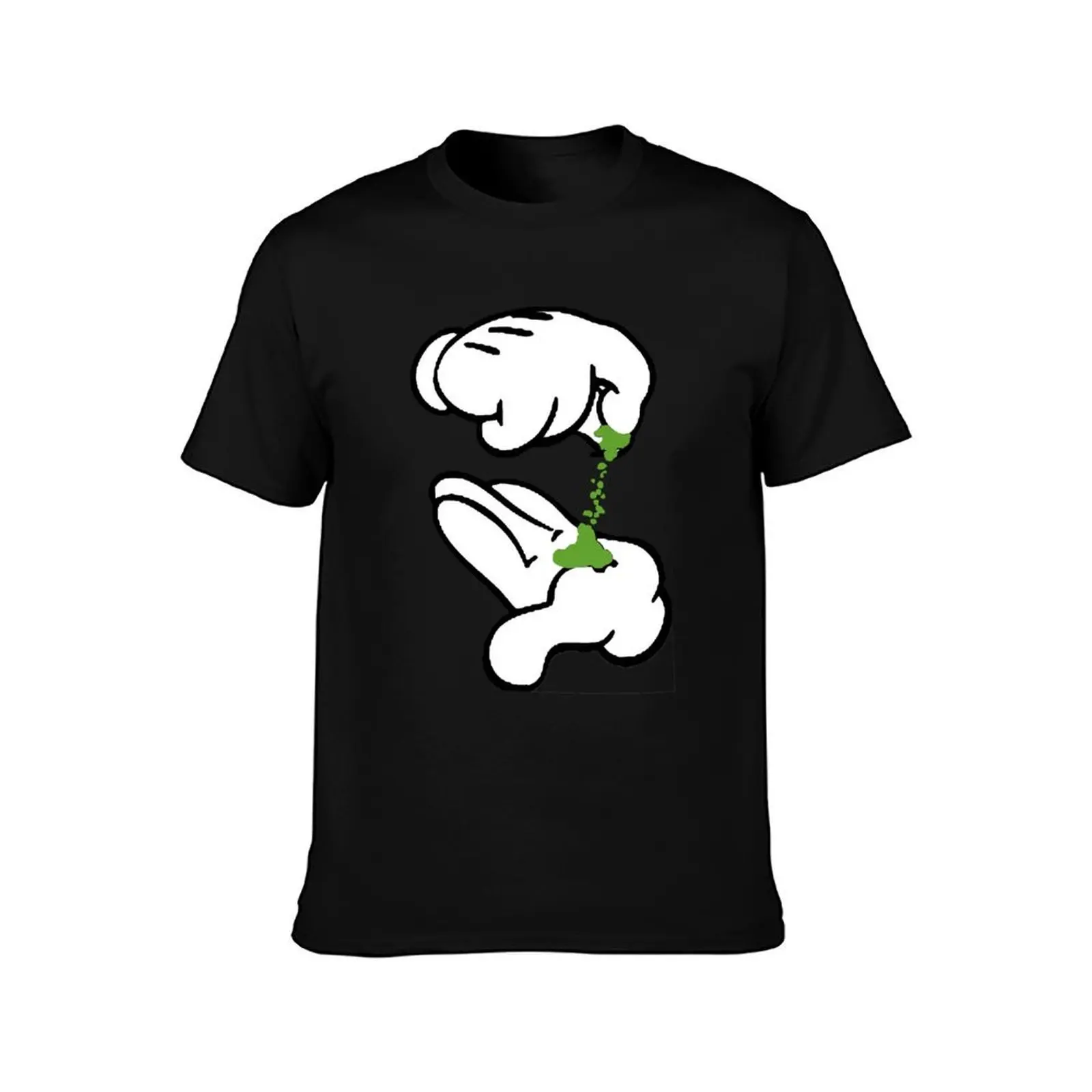 Pot Hands T-Shirt, Summer Casual Cotton Tee, Oversized Streetwear Tops, Vintage Graphic Print, Loose Fit Short Sleeve