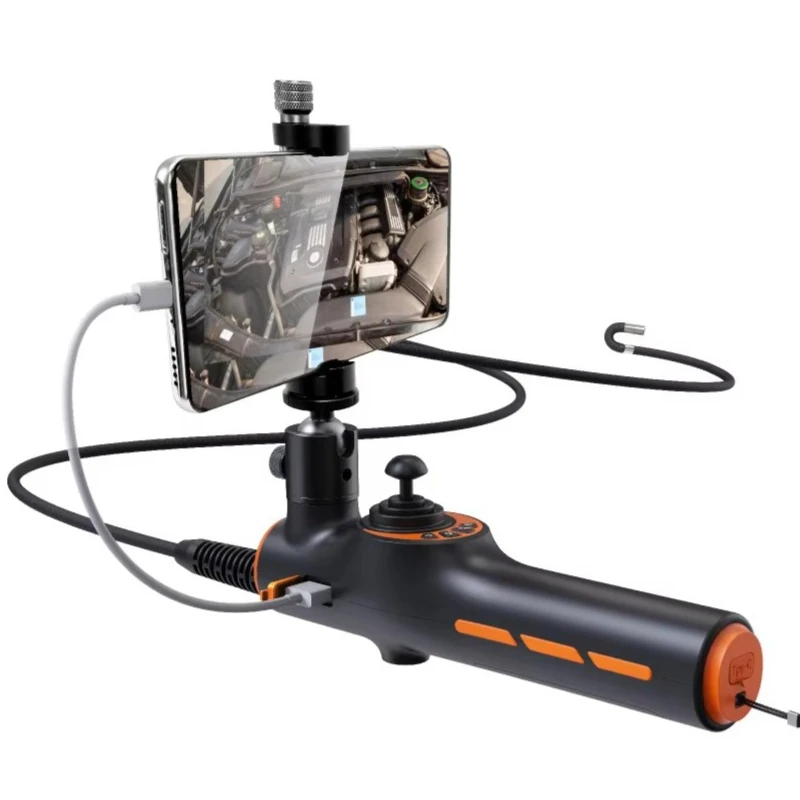 

Portable 360 articulated phone duct, mirror car inspection tool fan