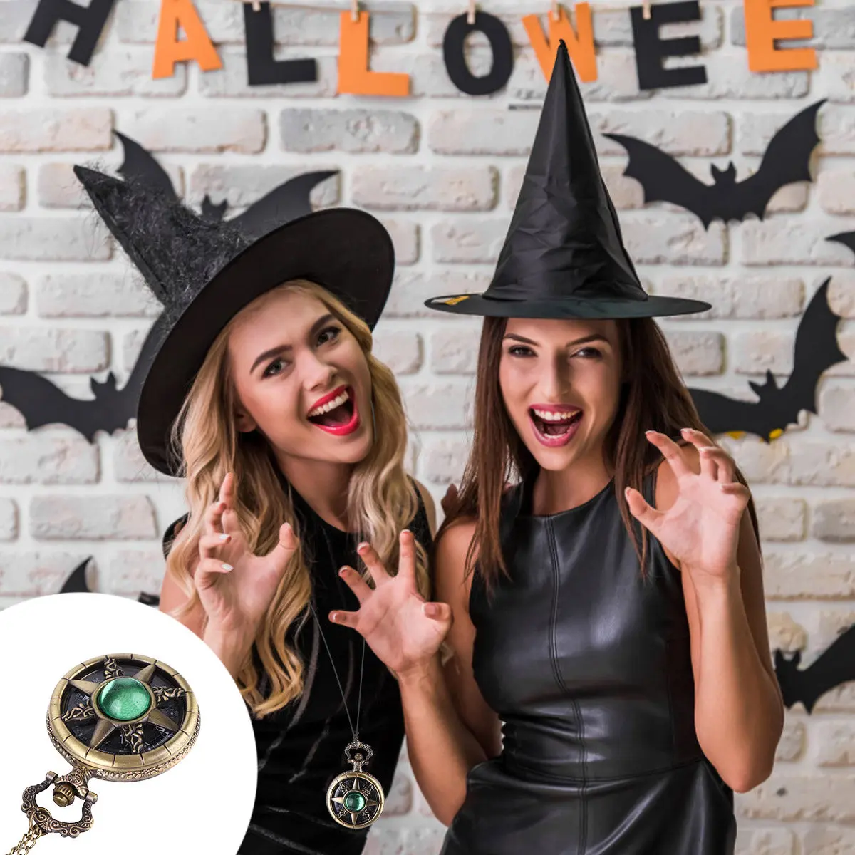 1Pcs Vintage Pocket Watch Retro Chicken Shape Hollow Out Design Quartz Movement Necklace Watch for Women Men Fashion Accessory