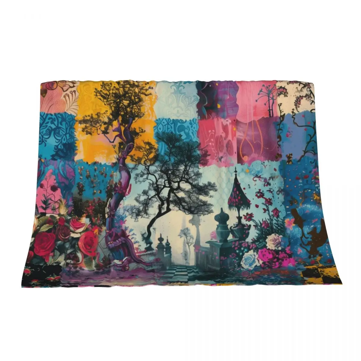 

Alice's Palette Throw Blanket Warm Decoratives For Baby Blankets