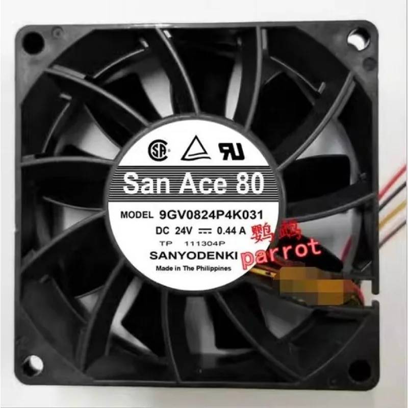 

C for Sanyo San Ace 80 9GV0824P4K011 DC24V 0.44A 8025 4-Wire Inverter Cooling Fan