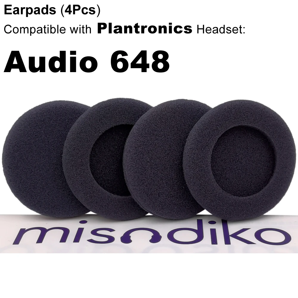 misodiko Foam Earpads Replacement for Plantronics Audio 648 Headsets