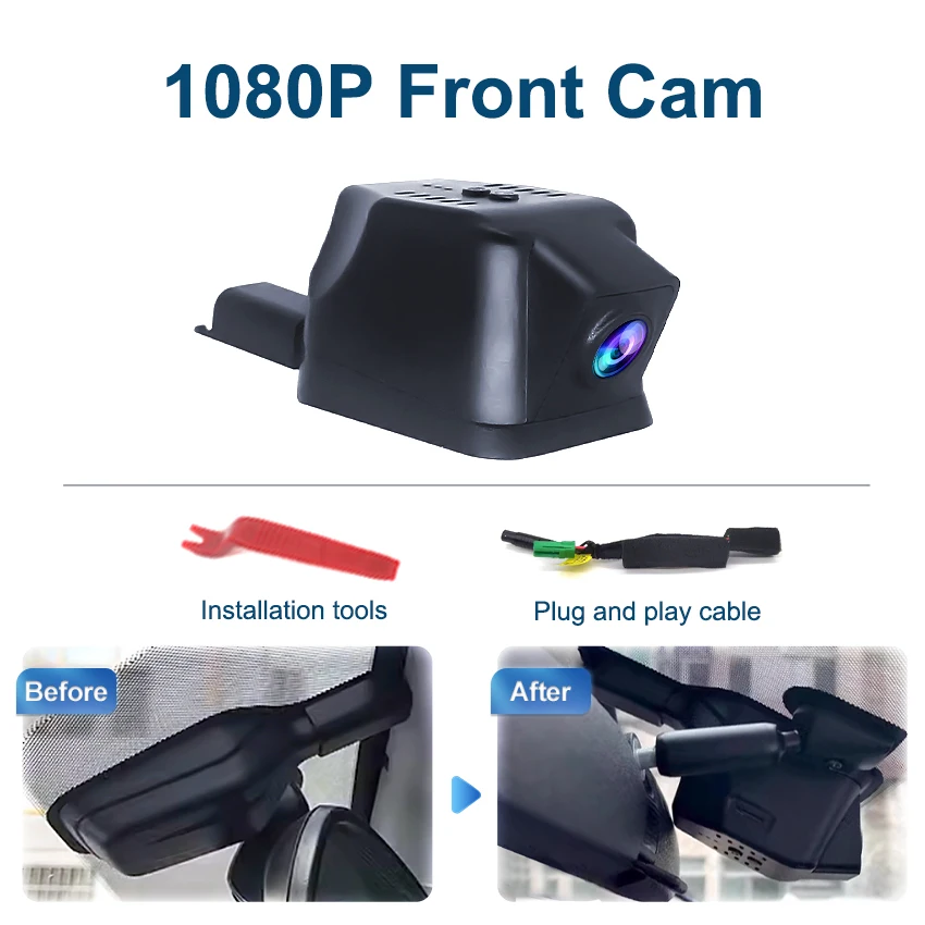 4K HD WIFi Car DVR Video Recorder Dual Lens Dash Cam For Chery Tiggo 8 Plus Omoda 5 Kaiyi E5 Arrizo 8 DashCam Recording Devices