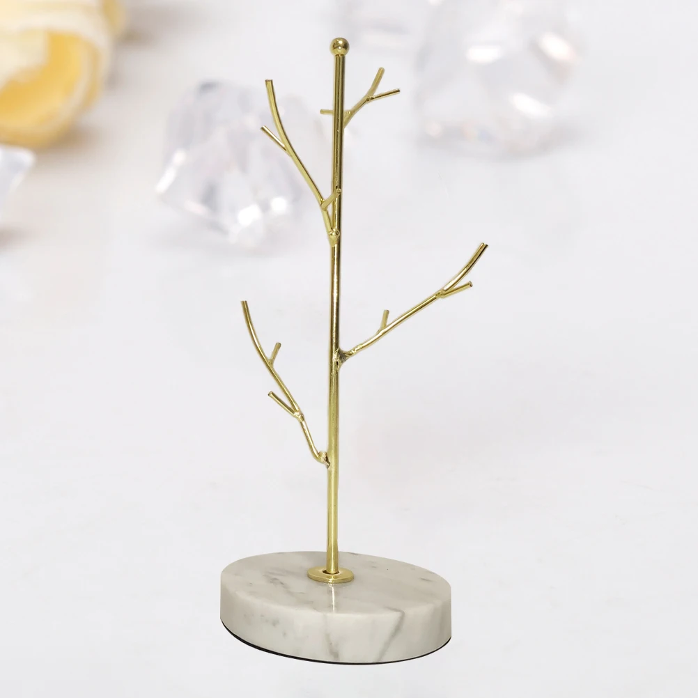 Jewelry Tree Storage Rack Desktop Organizer Display Earrings Holder Necklace for Women Functional Stand