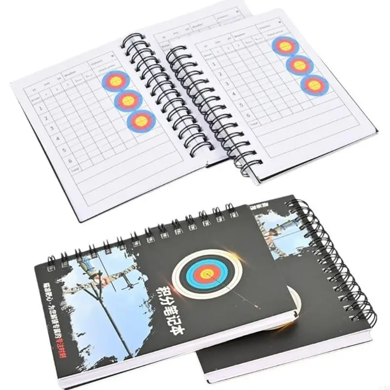  2Pcs Targets Score Notebook Score Recording Keeper Easy Score Tracking Notebook