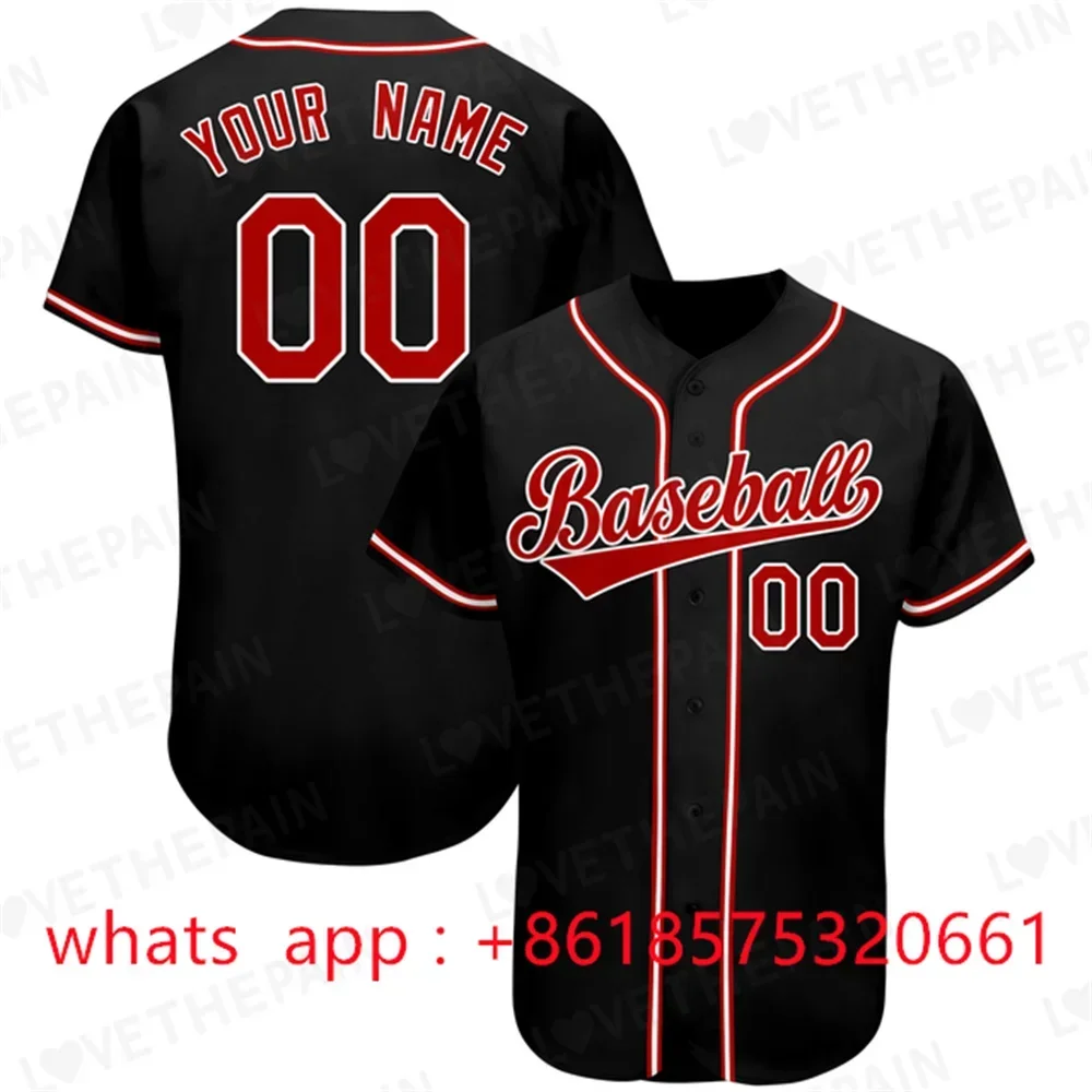 

New Style Custom Baseball Jersey Team Training Uniform Printing Add Own Name Number Softball Sports White Green Men Ladies/Kids