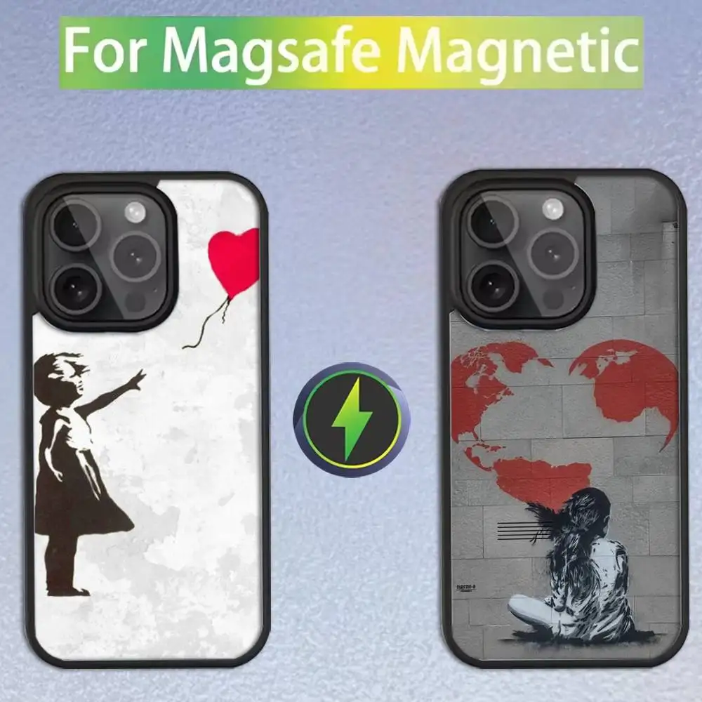 

Banksy Graffiti War Phone Case For iPhone 17,16,15,14,13,12,11,Pro,Max,Plus,Mini,SE Magsafe Magnetic Wireless Charging