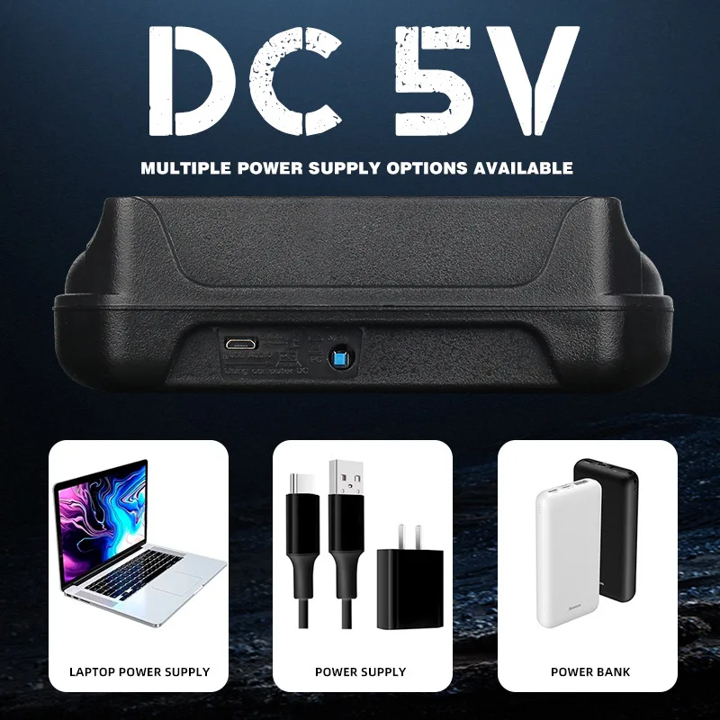 Live streaming 4-channel mixing console sound card power adapter, professional karaoke stage performance 4-channel small