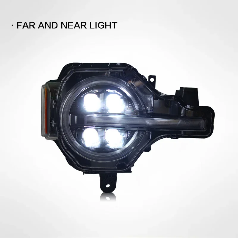 Phare LED de voiture, pièces automobiles pour Ford Bronco 2020 – 2024, clignotant de frein DRL antibrouillard, Plug and Play