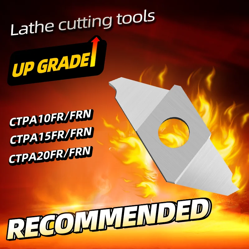 

10pcs Carbide CNC Lathe Cutting Inserts CTPA10FR CTPA15FR CTPA20FR for Aluminum Copper Wood-working machining