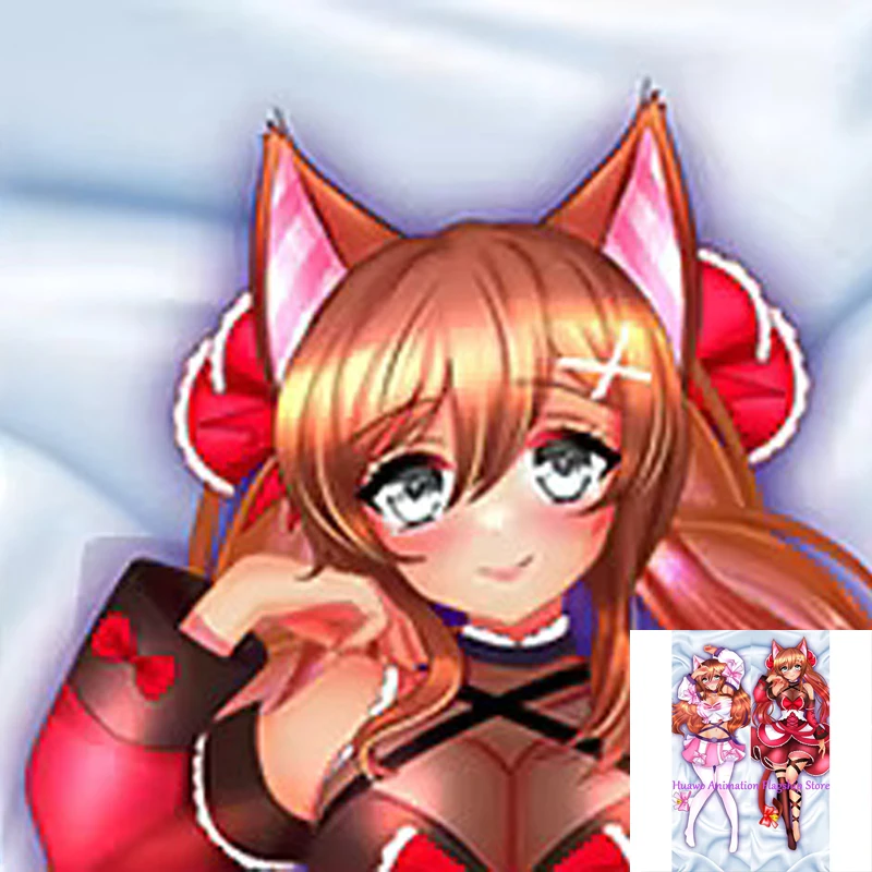 

Dakimakura Anime Pillow Cover Lunya Double Sided Print 2Way Cushion Cover Xmas Gifts