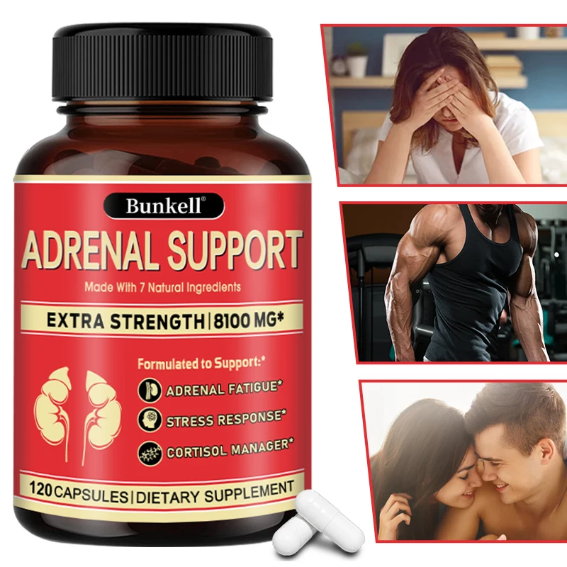 Adrenal Support Supplement for Adrenal Fatigue, Cortisol Manager, Helps Relieve Stress