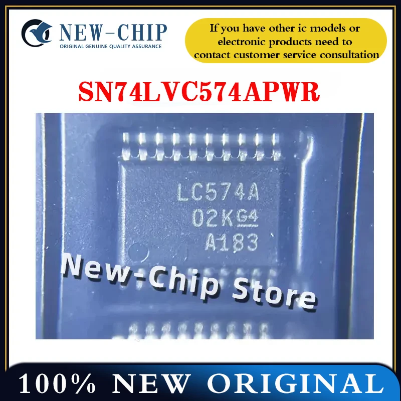 5 PZ-200 PZ/LOTTO SN74LVC574APWR LC574A TSSOP20 Nuovo Originale